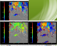 difference of AWG and CMS cloud top pressure